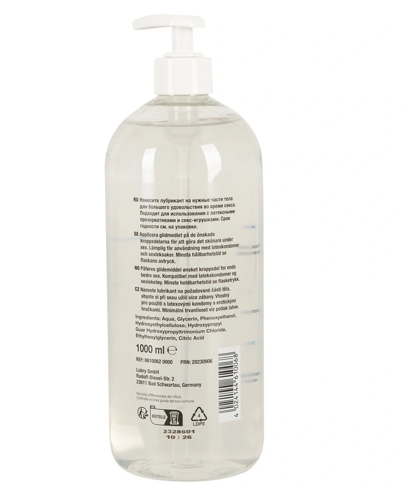Lubrifiant Just Glide pe Baza de Apa 1000 ml, #3, Erotic24.ro