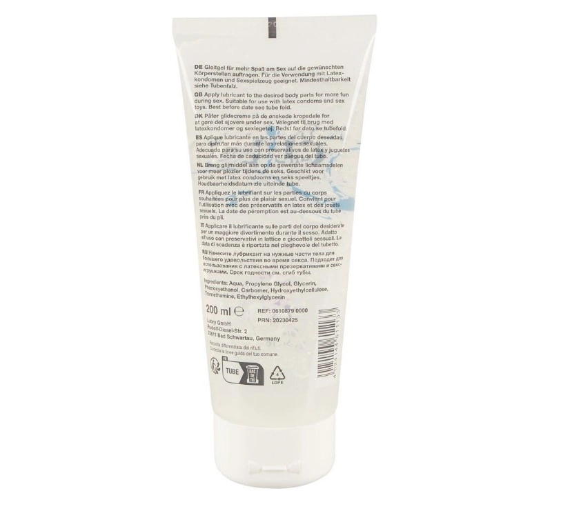Lubrifiant pe Baza de Apa Just Glide Toy Lube, 200 ml, #2, Erotic24.ro