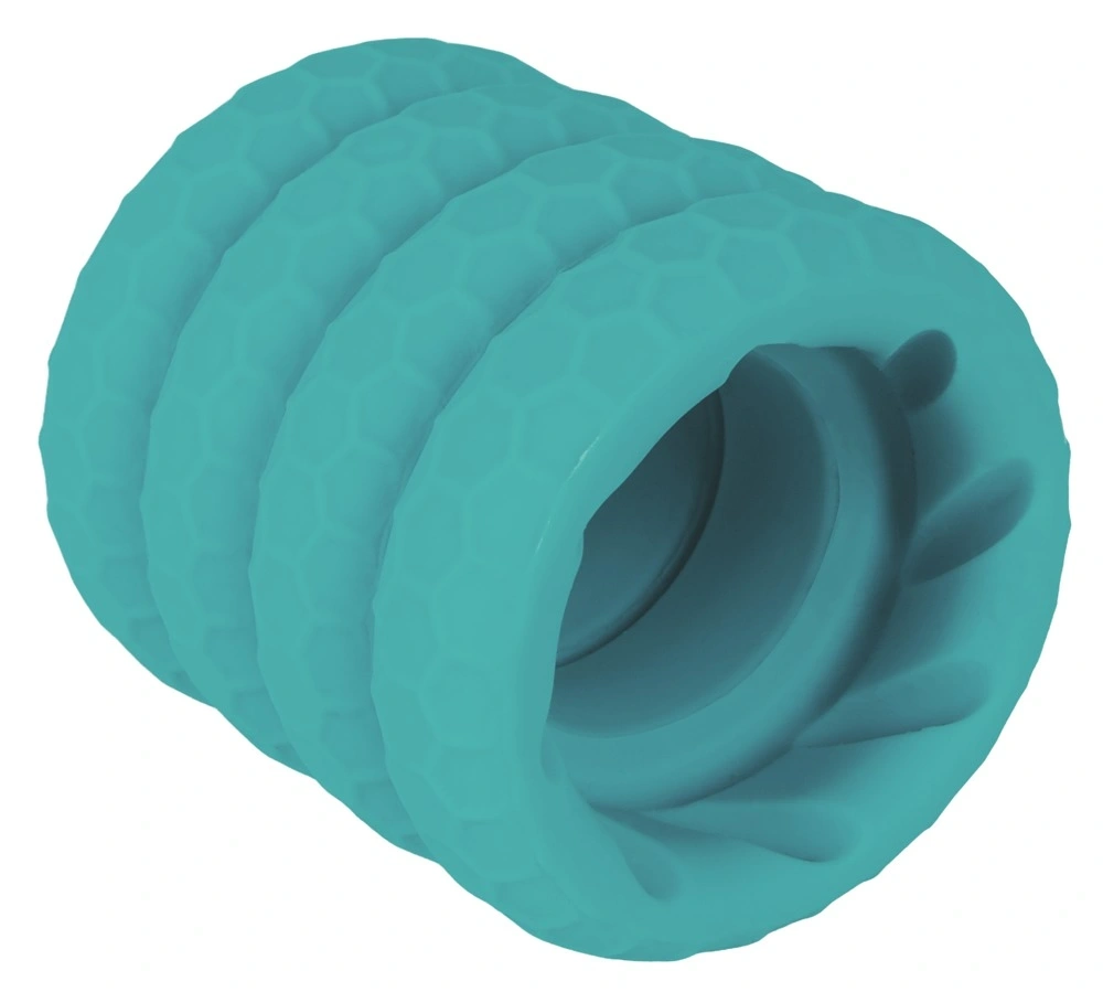 Set 4 Inele pentru Penis si Testicule, Silicon Lichid, Verde, Nr. 2, Erotic24.ro