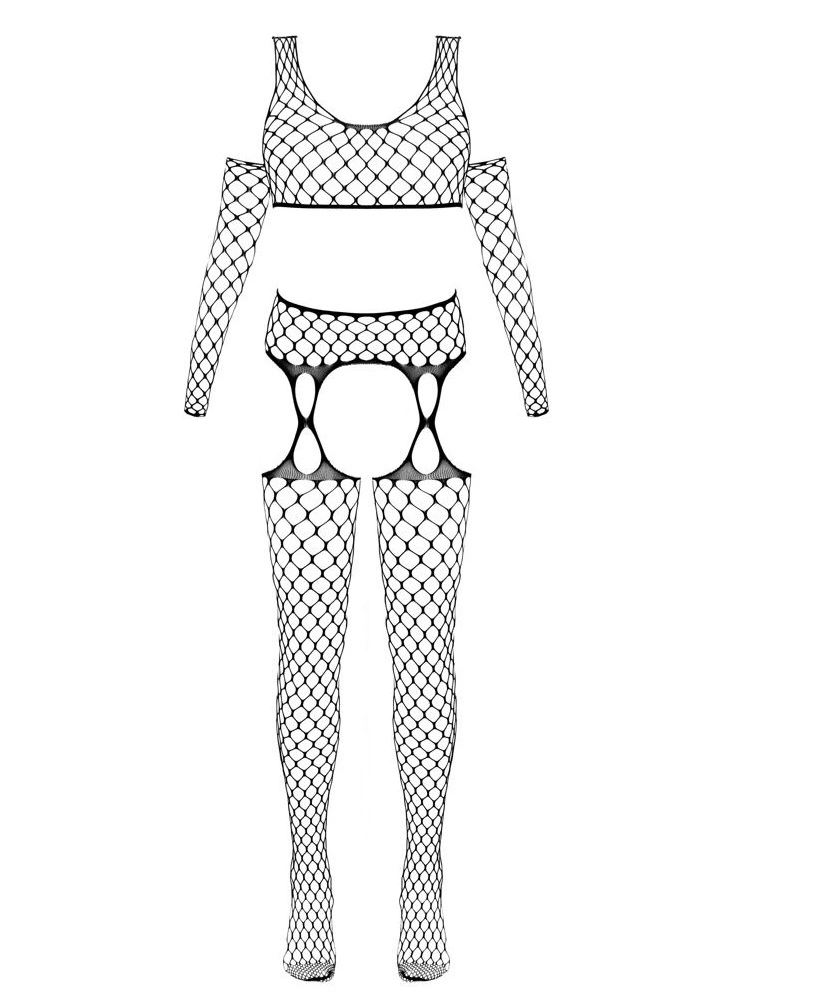 Set Lenjerie Fantasy 3 Piese, Negru, S-L, #4, Erotic24.ro