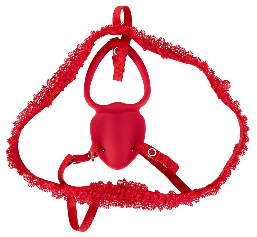 Vibrator Lay-on, Remote Control, 10 Moduri Vibratii, Silicon, USB, Rosu, #3, Erotic24.ro