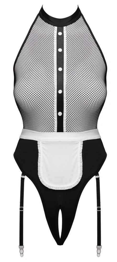 Costumatie Sexy Menajera, Negru/Alb, S, #7, Erotic24.ro
