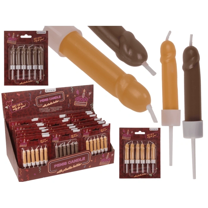 6 Lumanari pentru Tort, Forma Penis