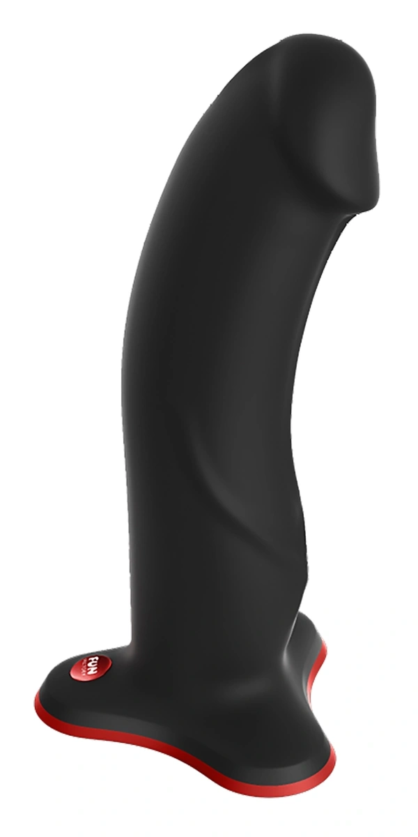 Dildo The Boss Fun Factory, Ventuza la Baza, Silicon, Negru, 17.9 cm