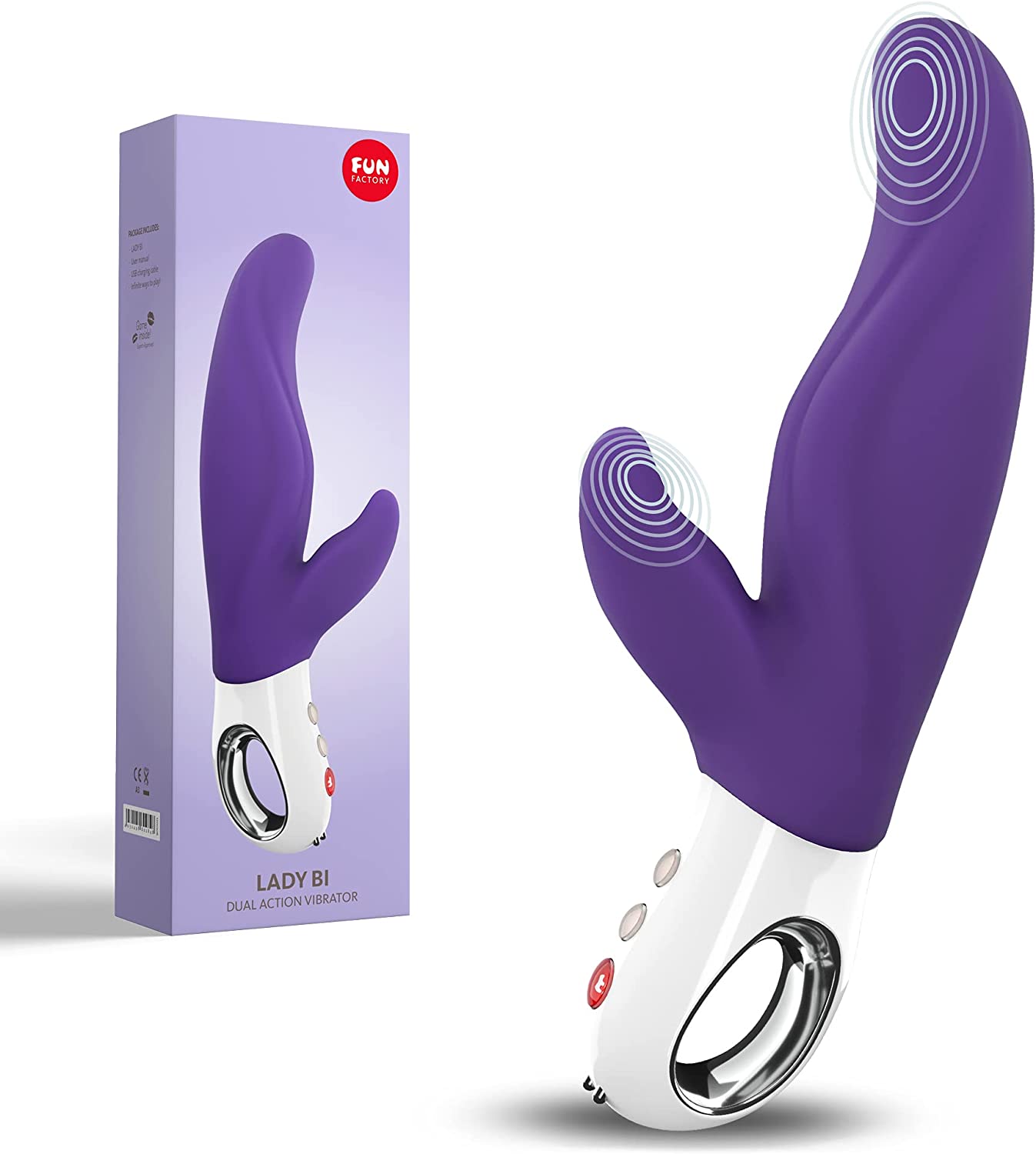 Vibrator Iepuras Fun Factory LADY Bi India Violet, #7, Erotic24.ro