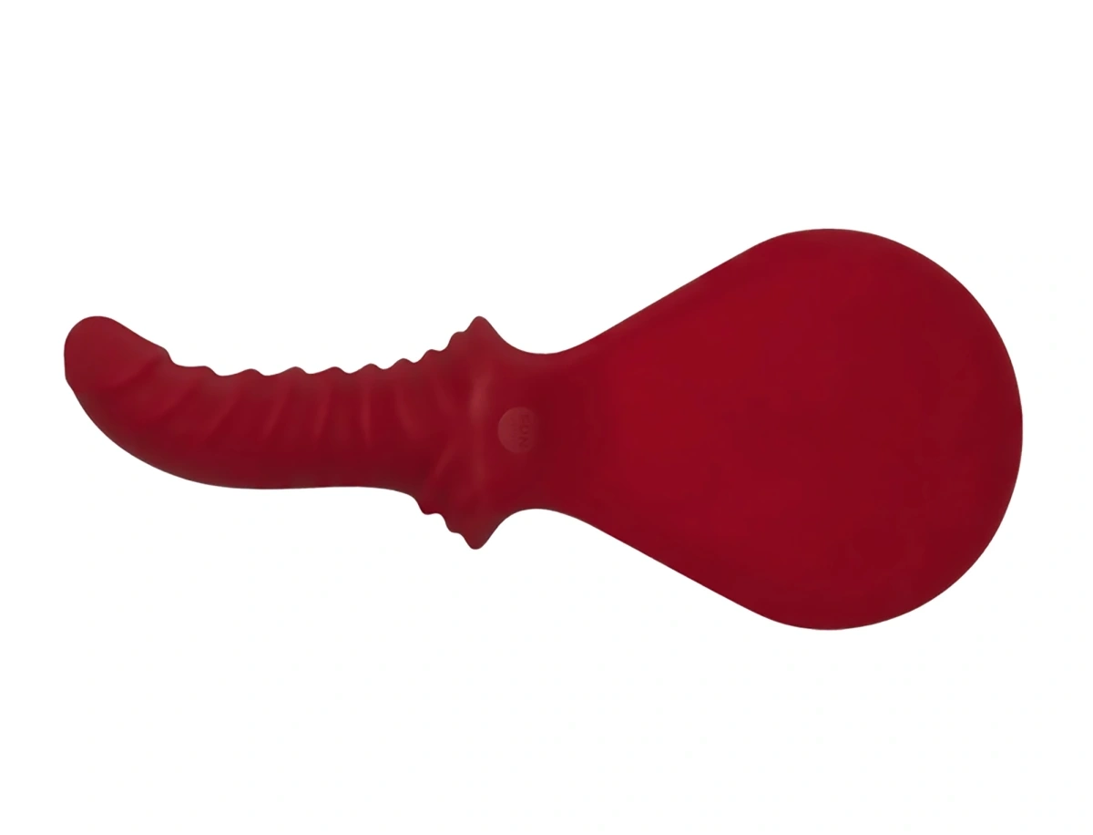 Dildo&Padela BUCK DICH, Silicon, Rosu, 31.5 cm, #3, Erotic24.ro