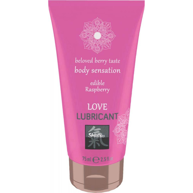 Lubrifiant Love Edible Raspberry 75 ml