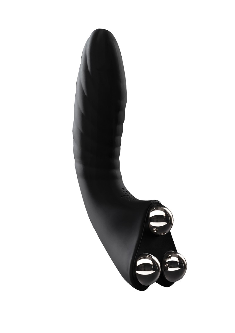 Stimulator StiVi Partner Vibe,7 Moduri Stimulatoare, Silicon, Negru, #4, Erotic24.ro