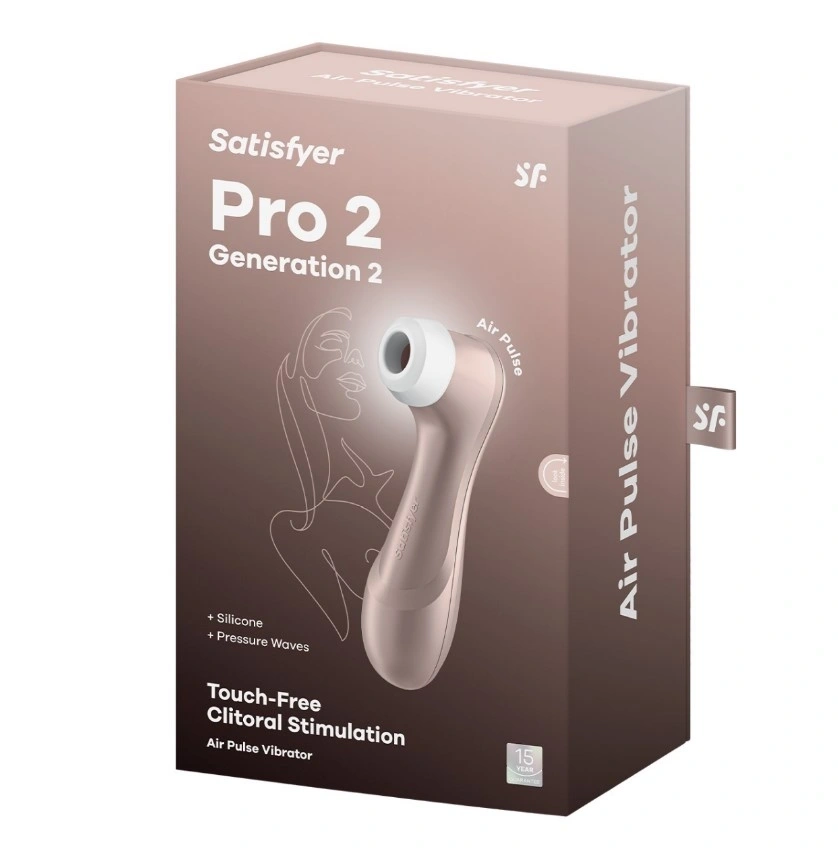 Stimulator Pro 2 Generation 2, Air Pulse, 11 Moduri Suctiune, Silicon, USB, Auriu, #7, Erotic24.ro