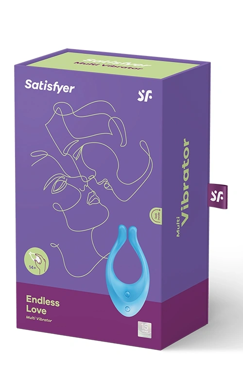 Vibrator Cuplu Multifun1, 100 Combinatii Vibratii , Silicon, USB, Albastru, Nr. 6, Erotic24.ro