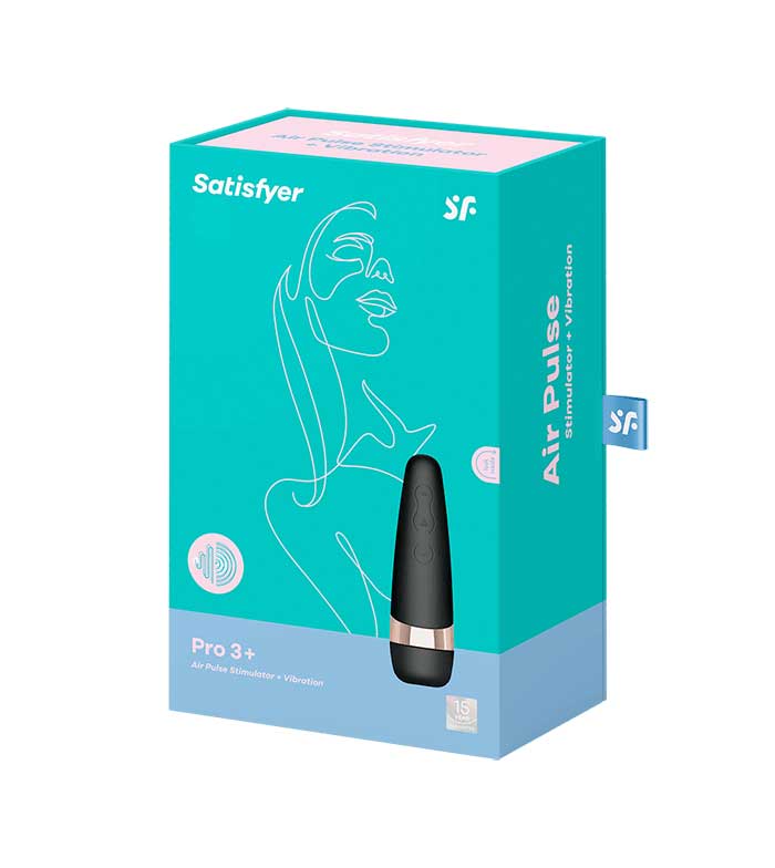 Stimulator Clitoridian Air Pulse&Vibration Satisfyer Pro 3 Negru, Nr. 4, Erotic24.ro