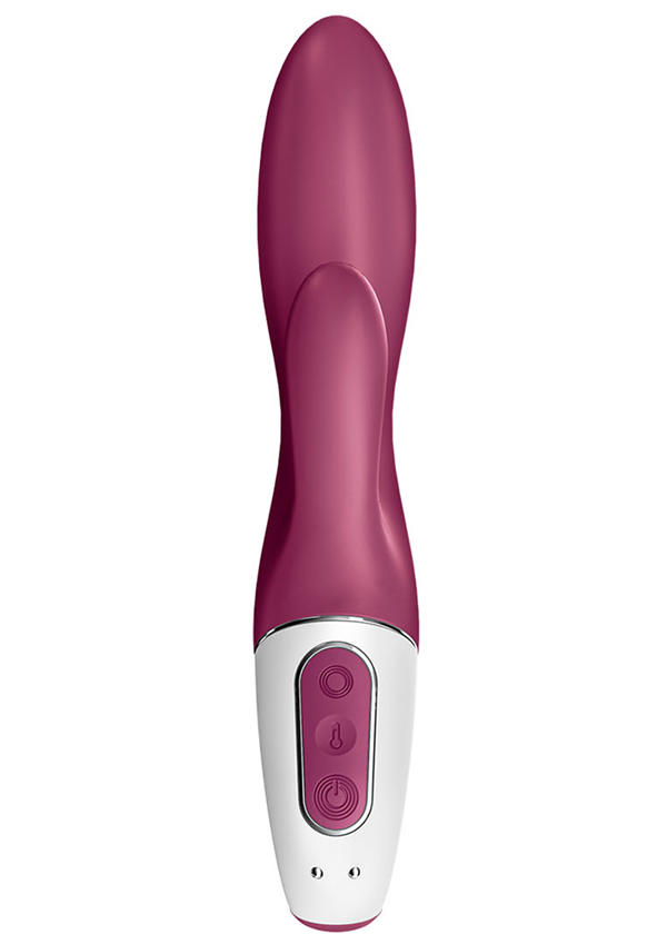 Vibrator Rabbit cu Incalzire Heated Affair Blueooth Control Free App Silicon USB 20 cm, Nr. 4, Erotic24.ro