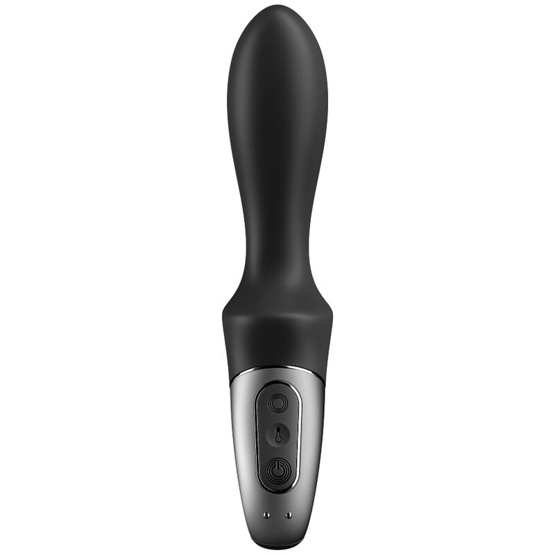 Vibrator Anal Heat Climax Satisfyer Free App Silicon Negru 20.5 cm, #3, Erotic24.ro