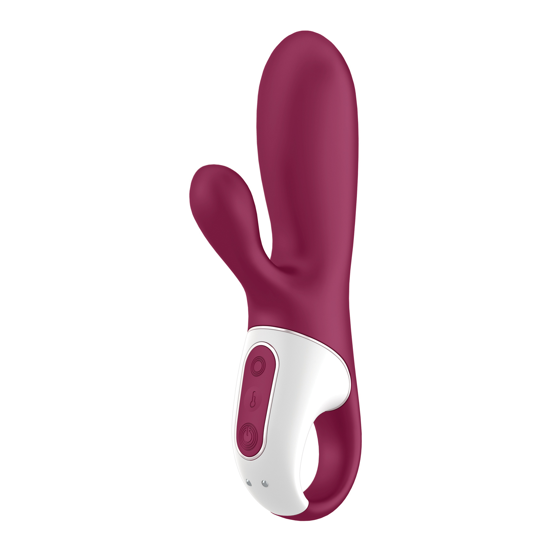 Vibrator Rabbit cu Incalzire Hot Bunny Blueooth Control Free App Silicon USB 17 cm, Nr. 2, Erotic24.ro