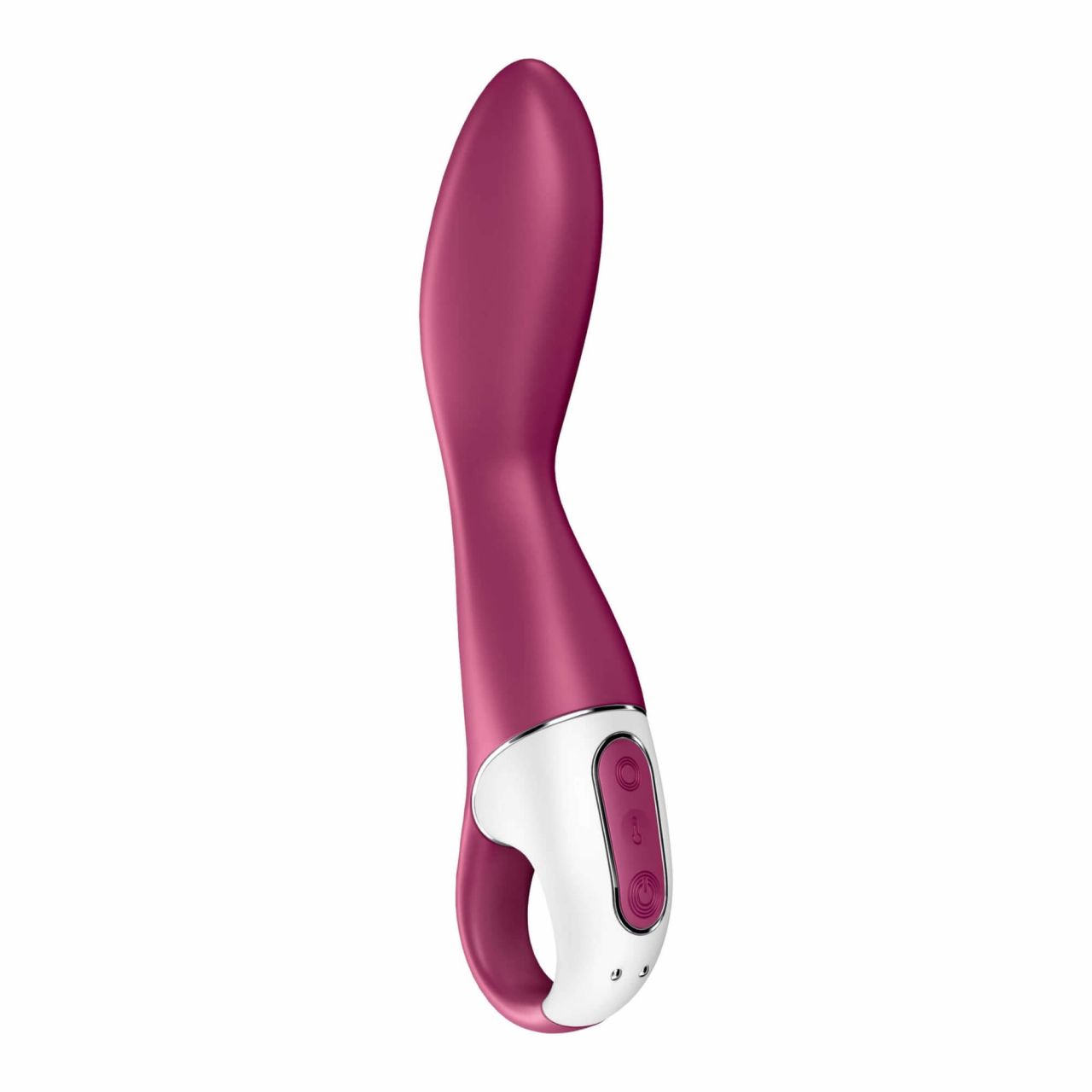 Vibrator Punctul G cu Incalzire Heated Thrill Satisfyer Free App Silicon USB 20 cm, #3, Erotic24.ro