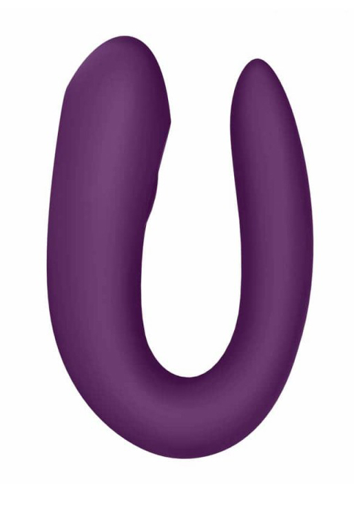 Vibrator Cuplu Double Joy Satisfyer Free App Purple, #4, Erotic24.ro