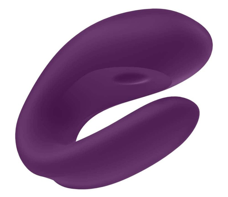 Vibrator Cuplu Double Joy Satisfyer Free App Purple, #5, Erotic24.ro