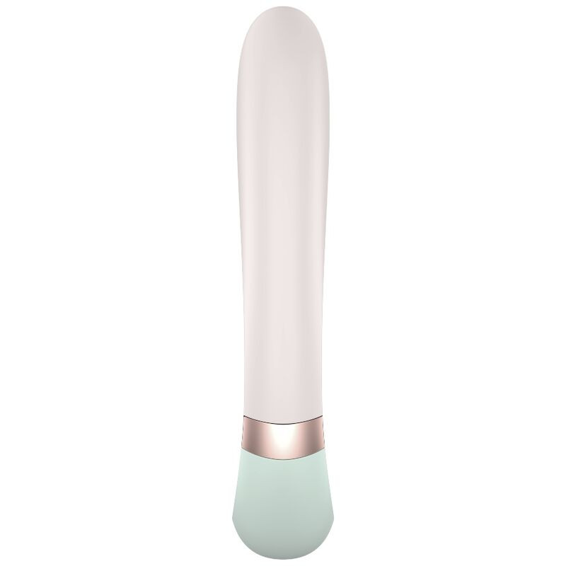 Vibrator Heat Wave Satisfyer Free App Silicon Alb, Nr. 2, Erotic24.ro