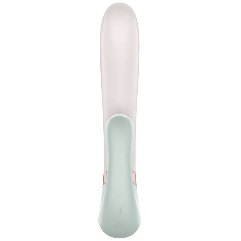 Vibrator Heat Wave Satisfyer Free App Silicon Alb, Nr. 3, Erotic24.ro