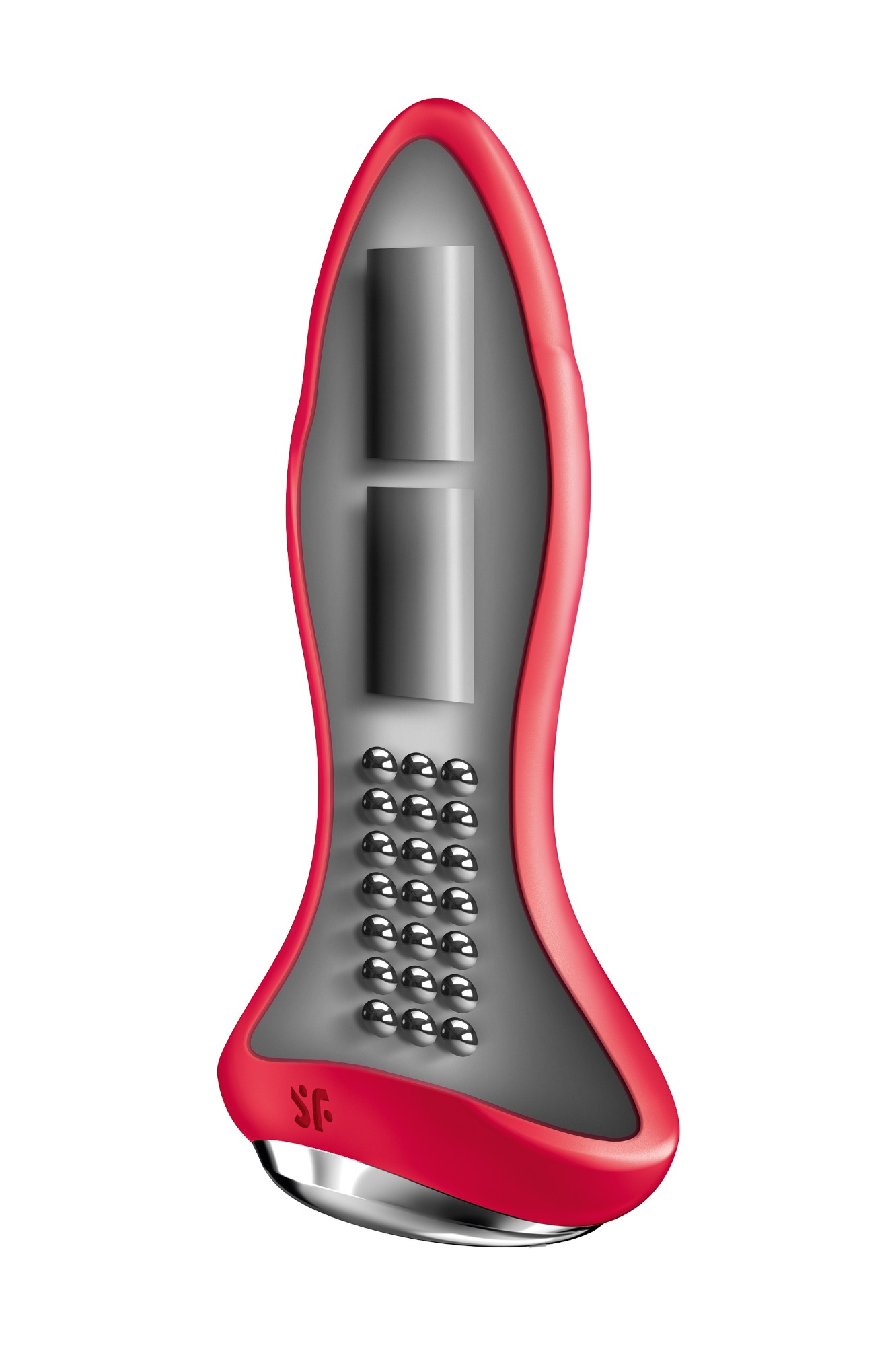 Vibrator Anal Rotator Plug 1+, Bluetooth Control, Free App, Silicon, USB, Rosu, 13 cm, #3, Erotic24.ro