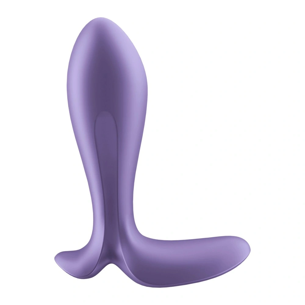 Vibrator Anal Intensity Plug Free App, Bluetooth Control, Silicon, USB, Mov, 11.3 cm, #5, Erotic24.ro