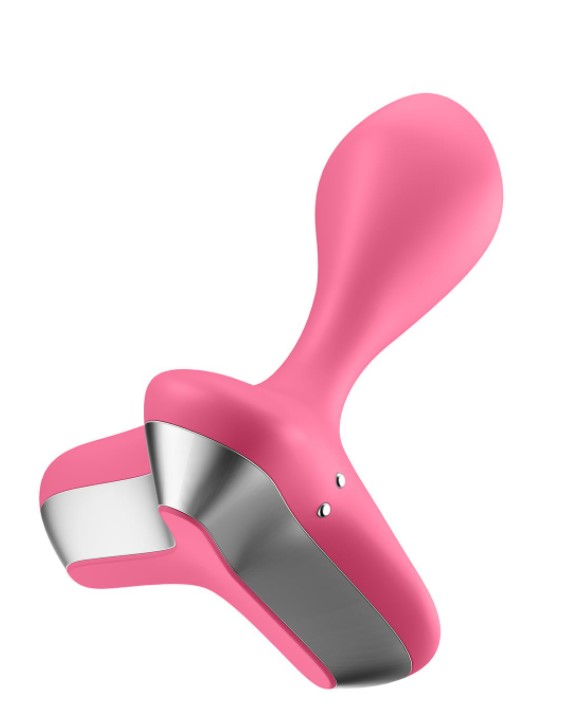 Vibrator Anal Game Changer 12 Moduri de Vibratii Super Puternice Silicon USB Roz 11.5, #4, Erotic24.ro