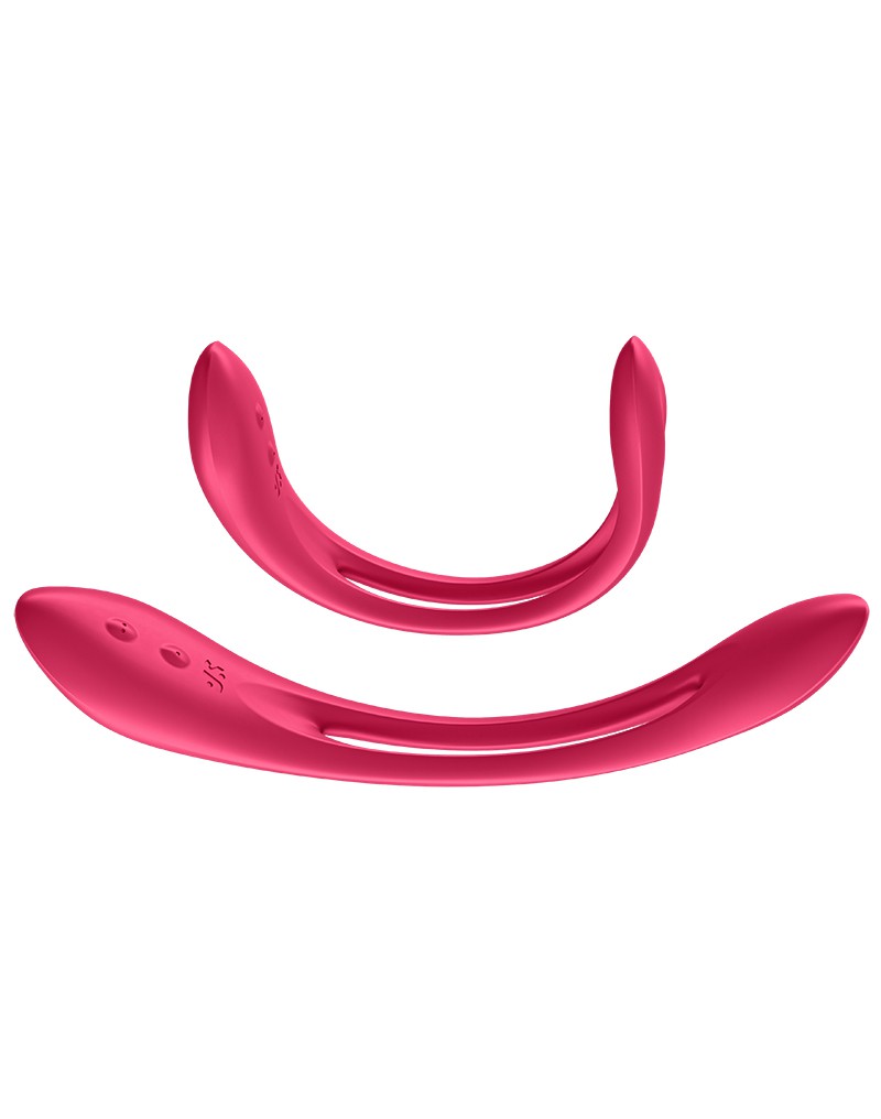 Stimulator Multifunctional Bendable Elastic Joy 10 Moduri Vibratii Silicon USB Rosu 19.9, #8, Erotic24.ro