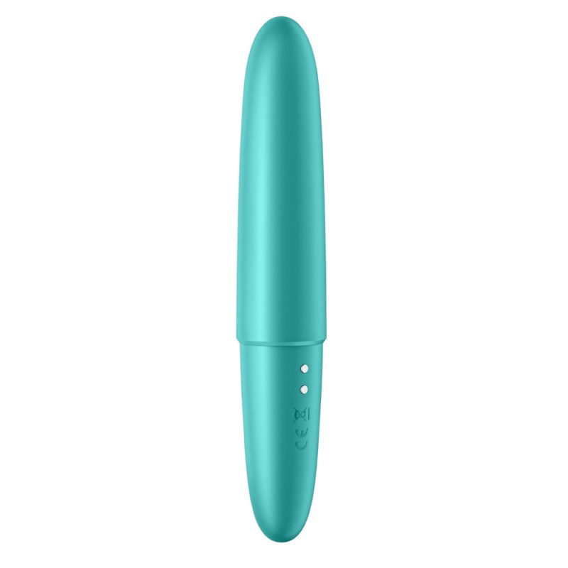Vibrator Ultra Power Bullet 6 Silicon 12 Moduri Vibratii USB Turquoise, #2, Erotic24.ro