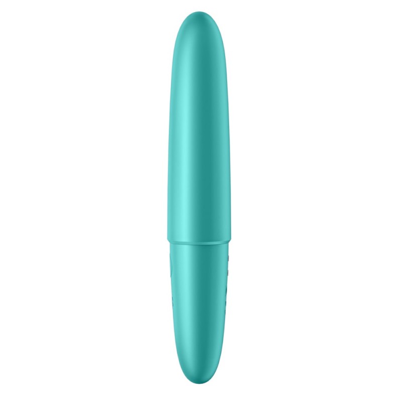 Vibrator Ultra Power Bullet 6 Silicon 12 Moduri Vibratii USB Turquoise, #4, Erotic24.ro