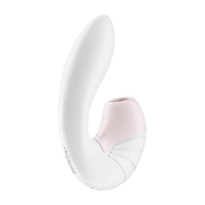 Vibrator Supernova Air Pulse+Vibrator Silicon USB White, #6, Erotic24.ro