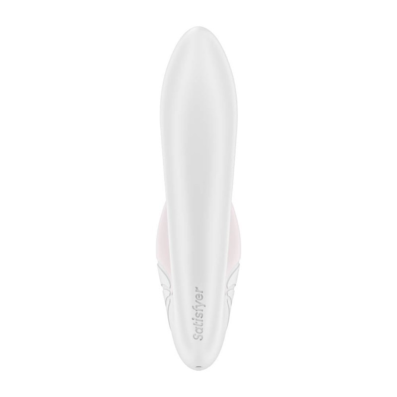 Vibrator Supernova Air Pulse+Vibrator Silicon USB White, #7, Erotic24.ro