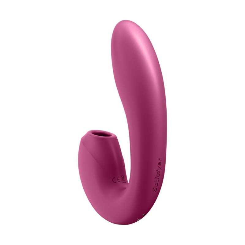 Vibrator Sunray Air Pulse+Vibrator Bluetooth Control Free App Silicon USB Berry, #4, Erotic24.ro