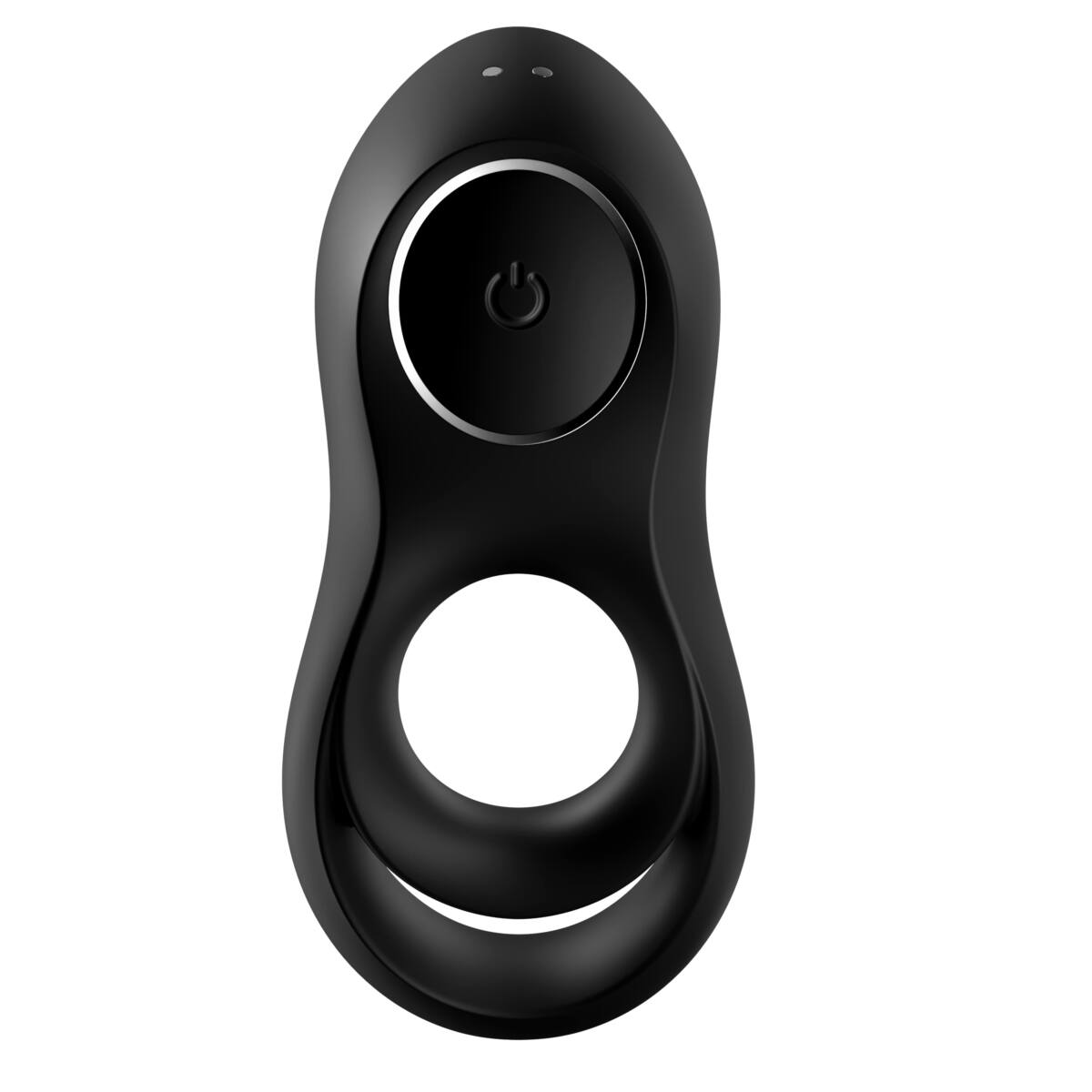 Inel de Penis Legendary Duo 12 Moduri Vibratii Silicon USB Negru, #5, Erotic24.ro