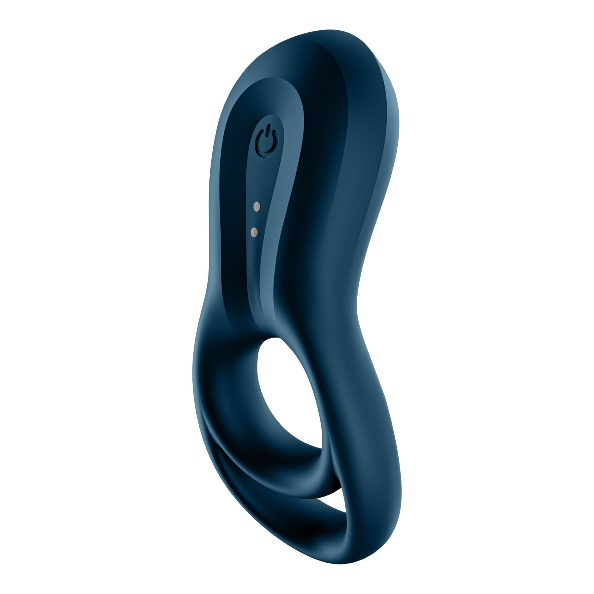 Inel de Penis Dublu Epic Duo Albastru Bluetooth Control Free App