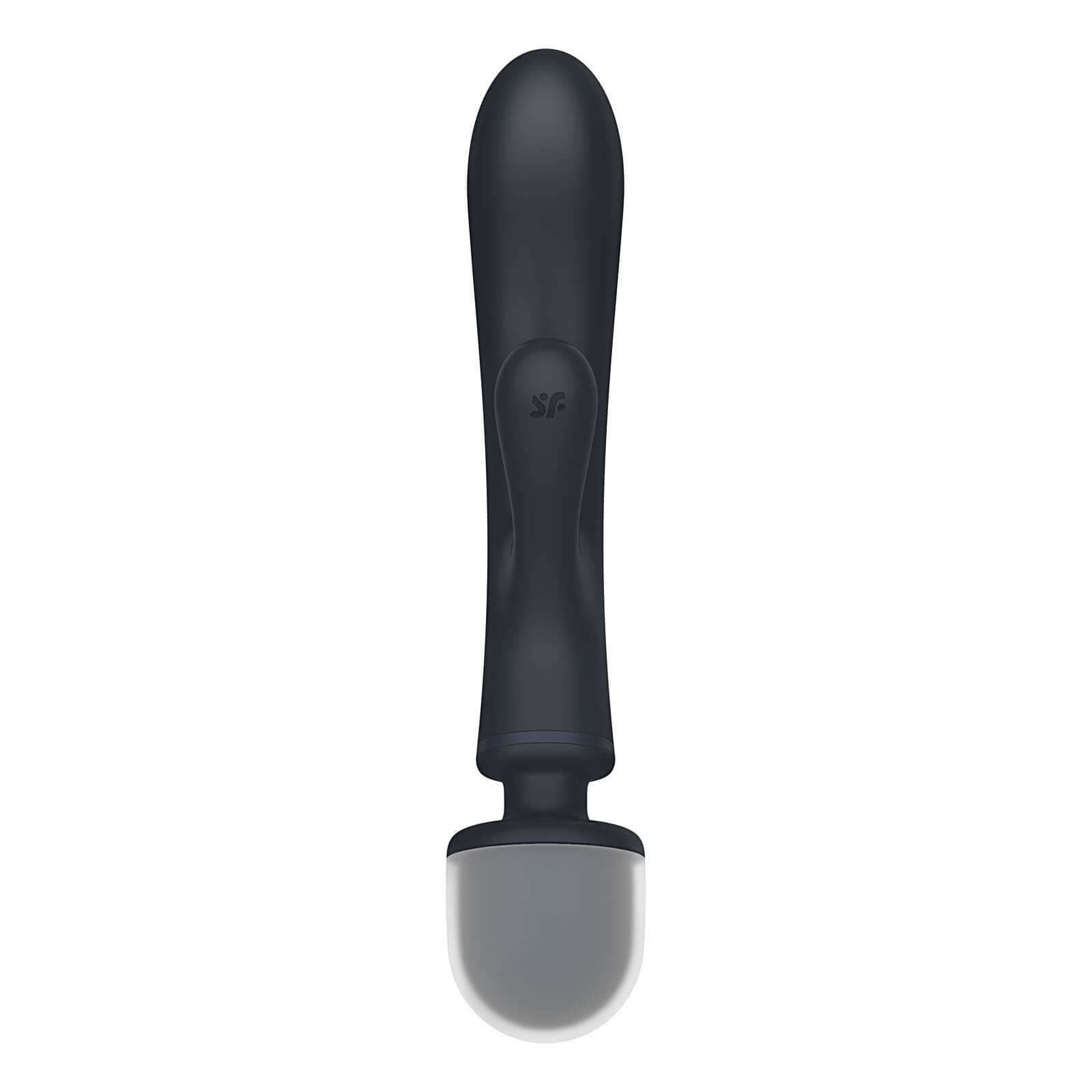 Vibrator Triple Lover Satisfyer, 24 Moduri Vibratii, Silicon, IPX7, USB, Gri, 23.7 cm, #4, Erotic24.ro