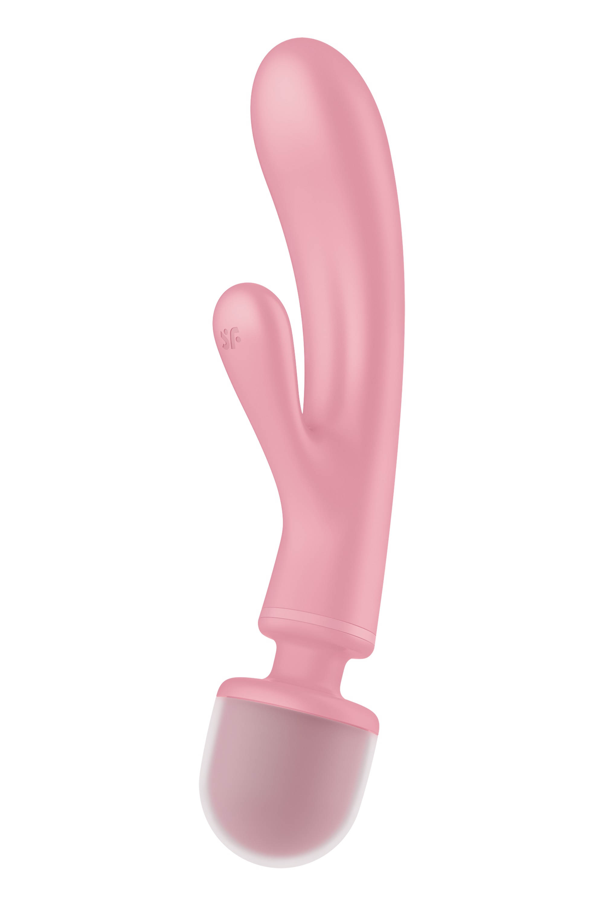 Vibrator Triple Lover Satisfyer, 24 Moduri Vibratii, Silicon, IPX7, USB, Roz, 23.7 cm, #2, Erotic24.ro