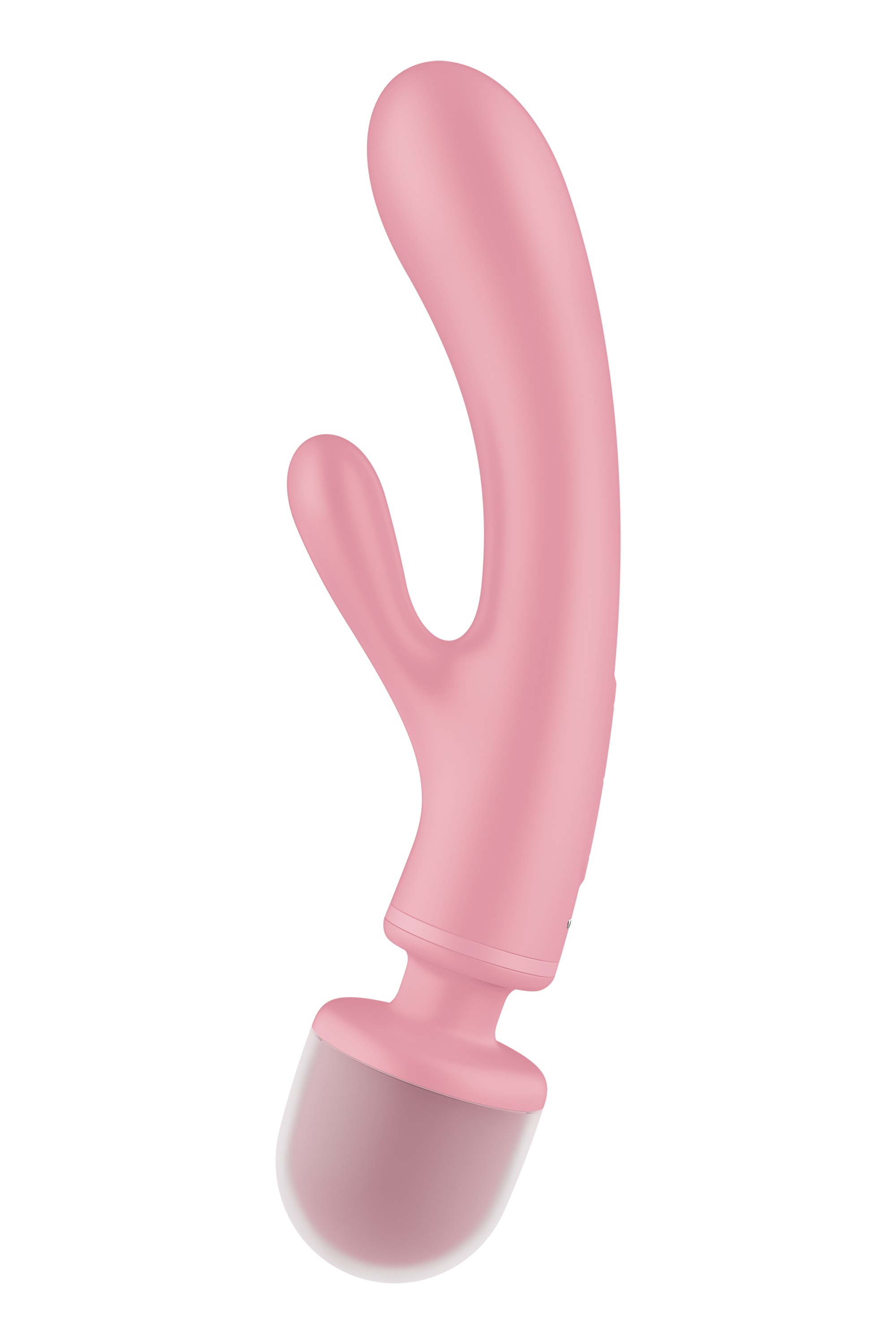 Vibrator Triple Lover Satisfyer, 24 Moduri Vibratii, Silicon, IPX7, USB, Roz, 23.7 cm, #3, Erotic24.ro