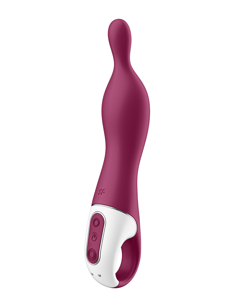 Stimulator A-Mazing 1 Punctul A 12 Moduri Vibratii Silicon USB Mov 21.8 cm, #5, Erotic24.ro