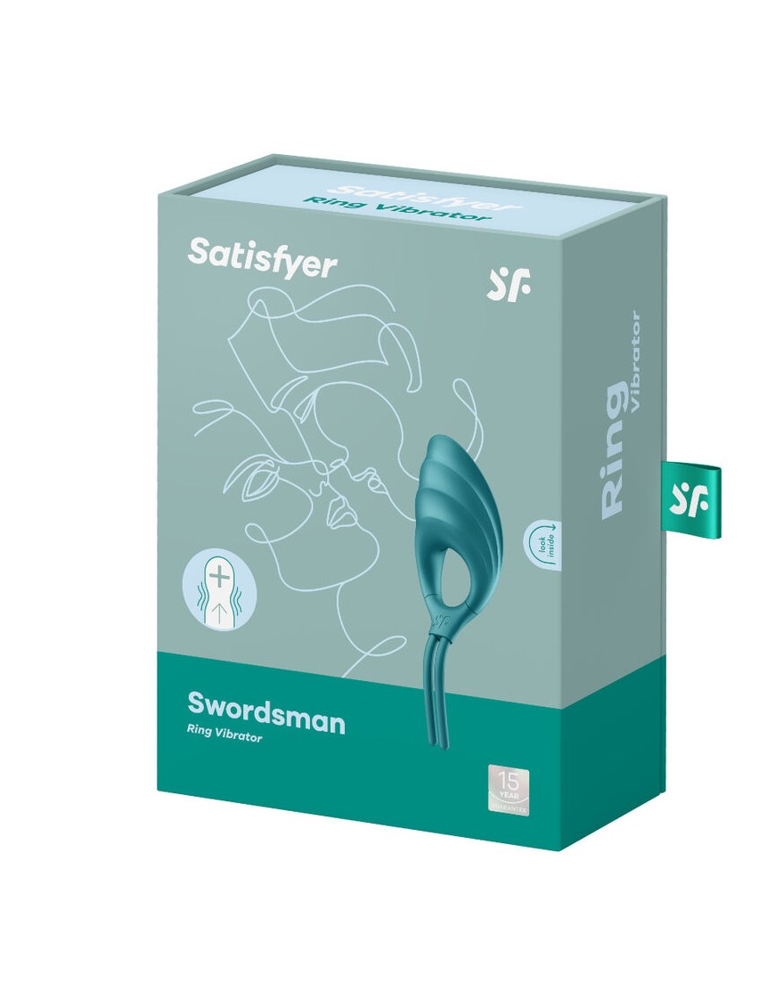 Inel de Penis Swordsman 12 Moduri Vibratii Silicon Verde USB, Nr. 4, Erotic24.ro