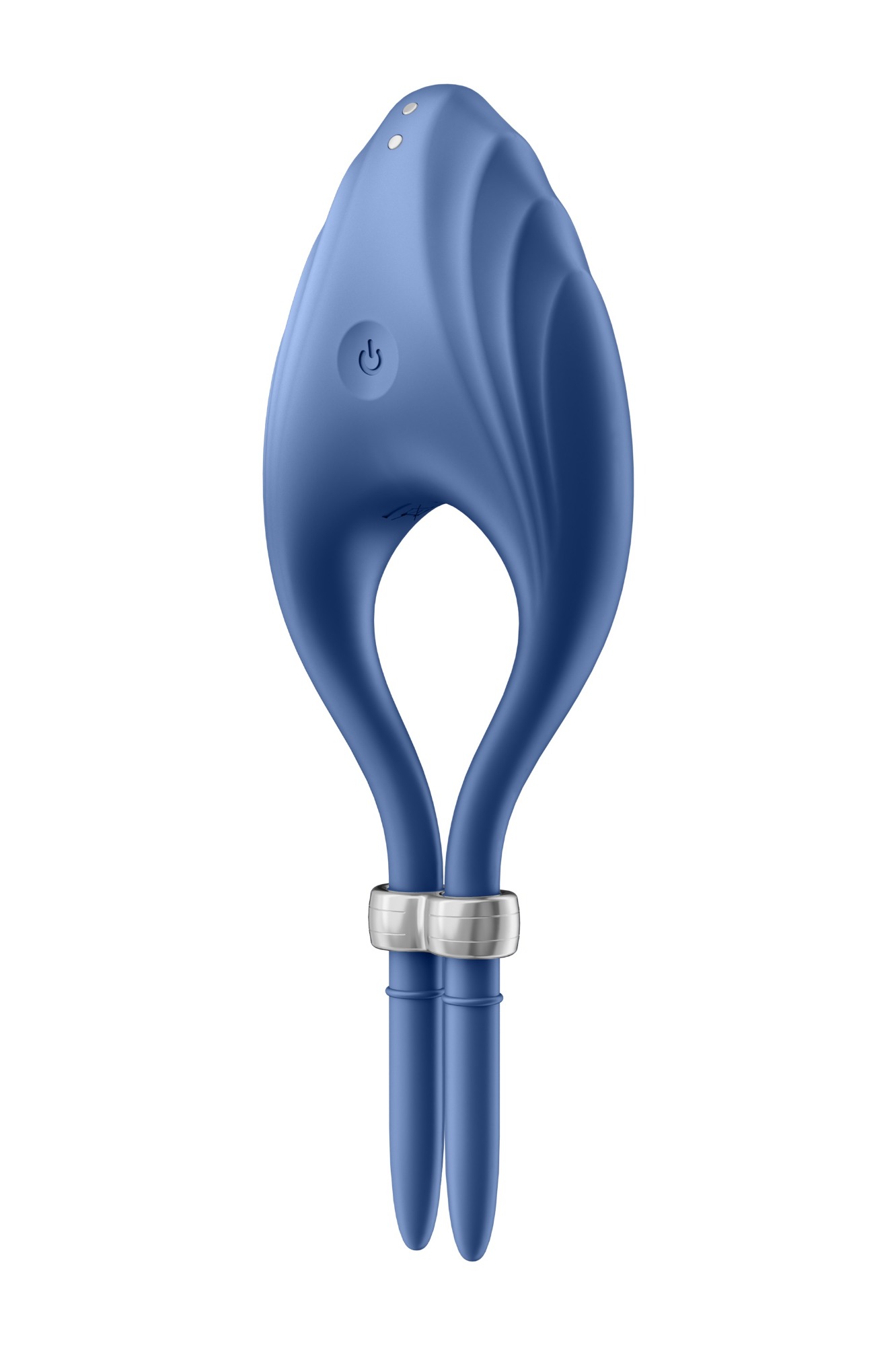 Inel de Penis Duelist 12 Moduri Vibratii, Silicon, USB, Albastru, #4, Erotic24.ro