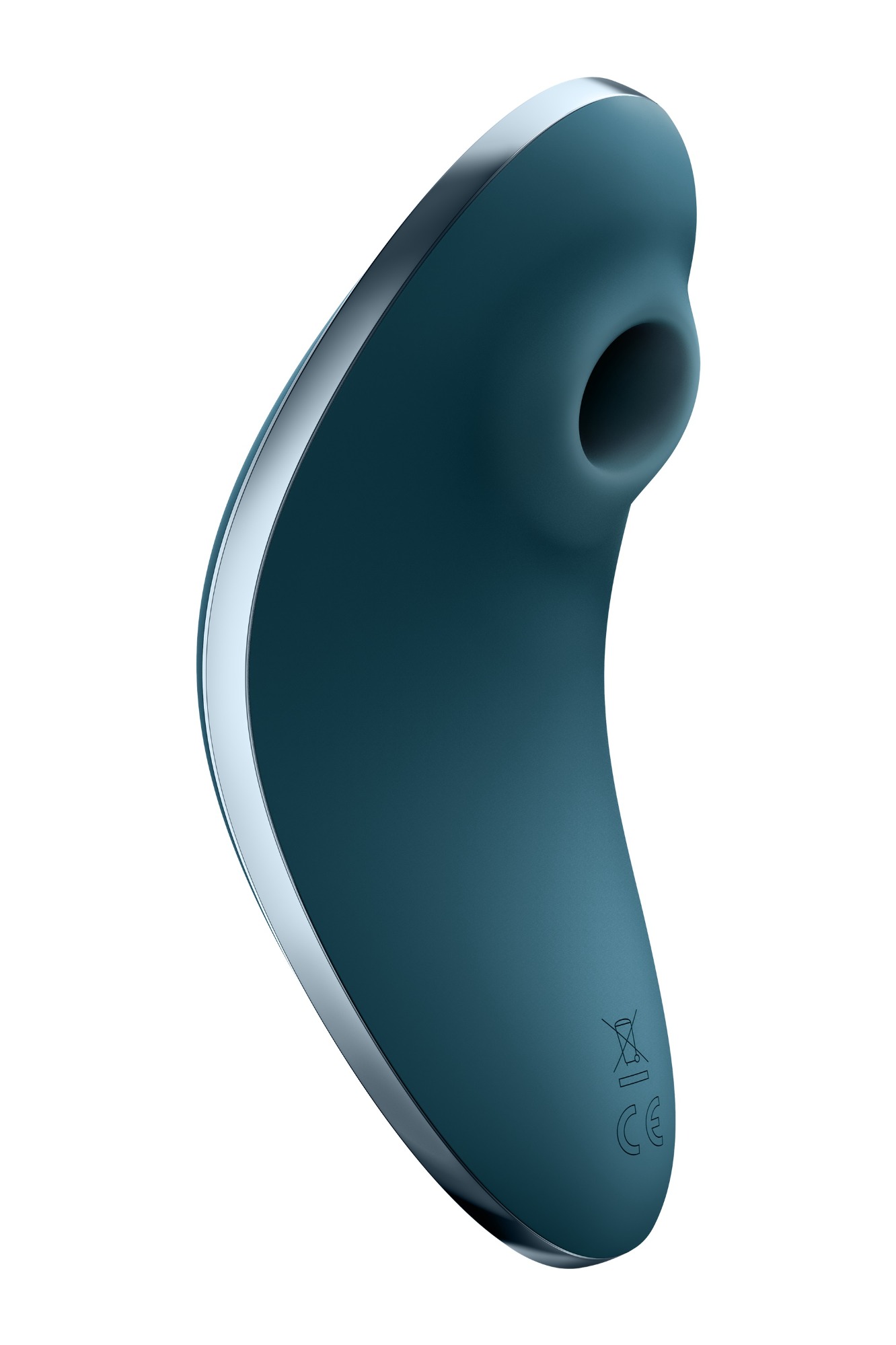 Stimulator Clitoris Vulva Lover 1 Air Pulse+Vibration USB Silicon Albastru, #2, Erotic24.ro