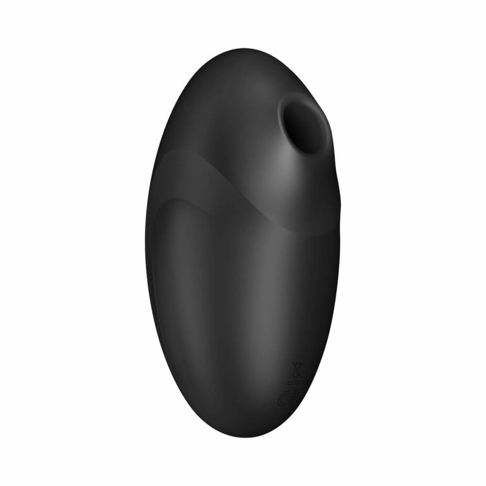 Stimulator Clitoris Vulva Lover 3 Air Pulse+Vibration, Silicon, USB, Negru, #4, Erotic24.ro
