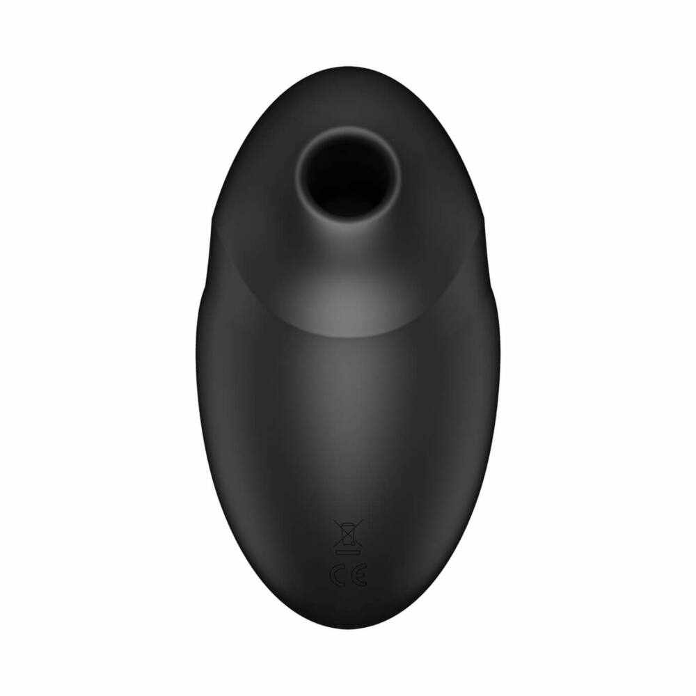 Stimulator Clitoris Vulva Lover 3 Air Pulse+Vibration, Silicon, USB, Negru, #5, Erotic24.ro