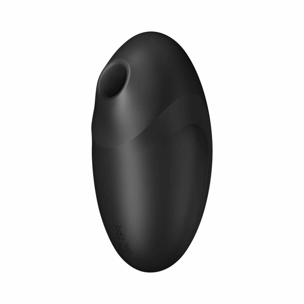 Stimulator Clitoris Vulva Lover 3 Air Pulse+Vibration, Silicon, USB, Negru, #6, Erotic24.ro