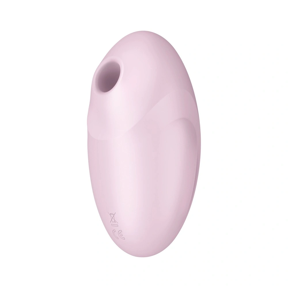 Stimulator Clitoris Vulva Lover 3 Air Pulse+Vibration, Silicon, USB, Roz, #2, Erotic24.ro