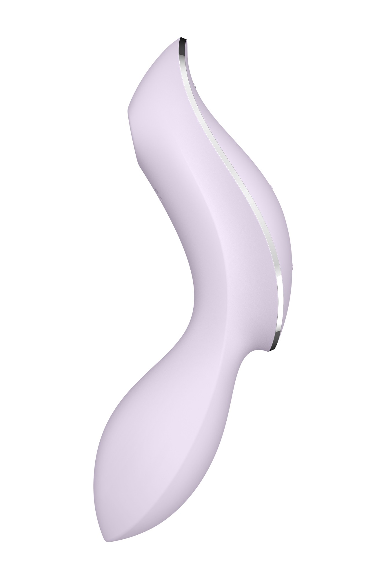 Stimulator 3 in 1 Curvy Trinity 2 Air Pulse&Vibration Silicon USB Lila, #2, Erotic24.ro
