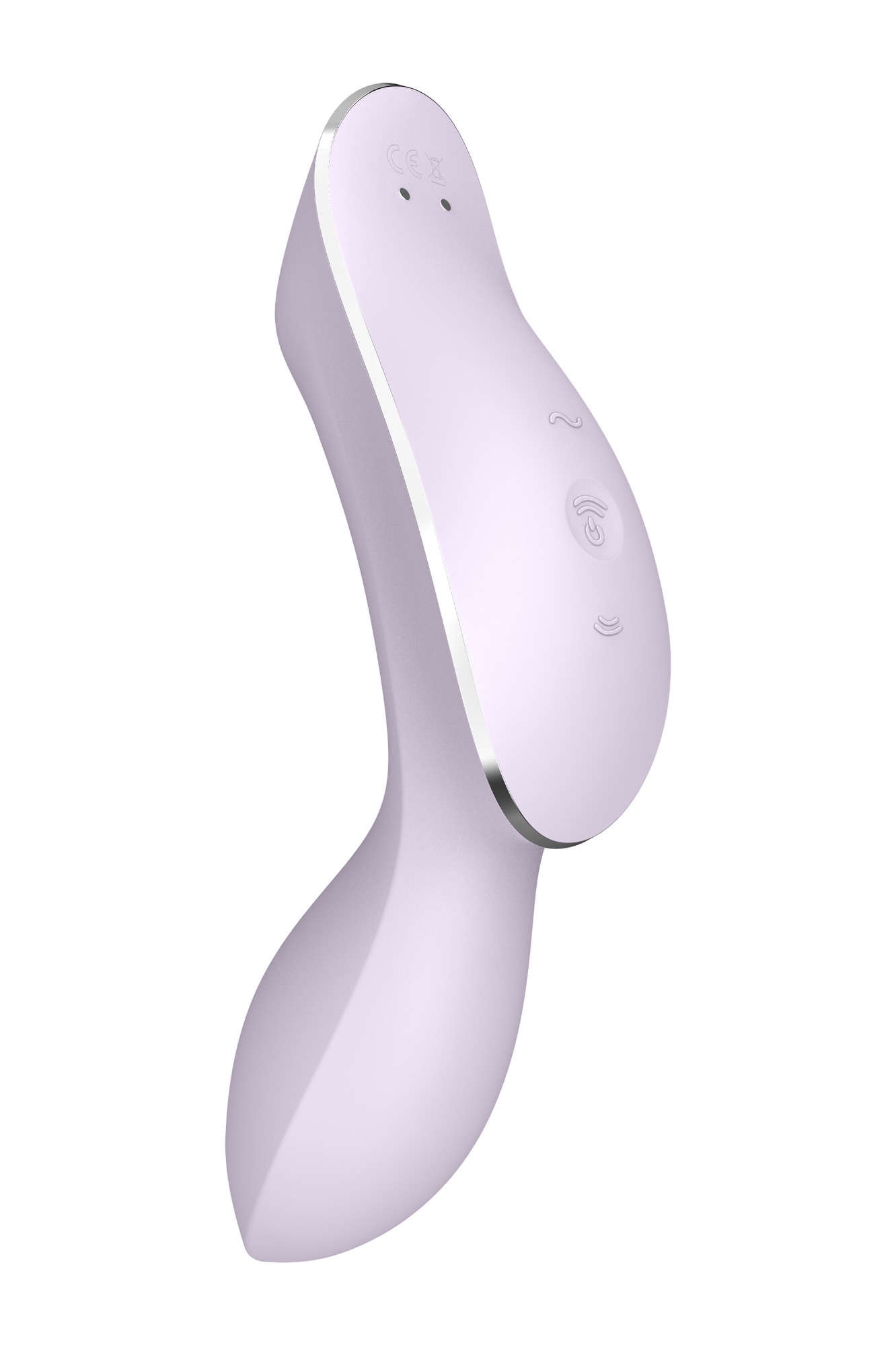 Stimulator 3 in 1 Curvy Trinity 2 Air Pulse&Vibration Silicon USB Lila, #3, Erotic24.ro