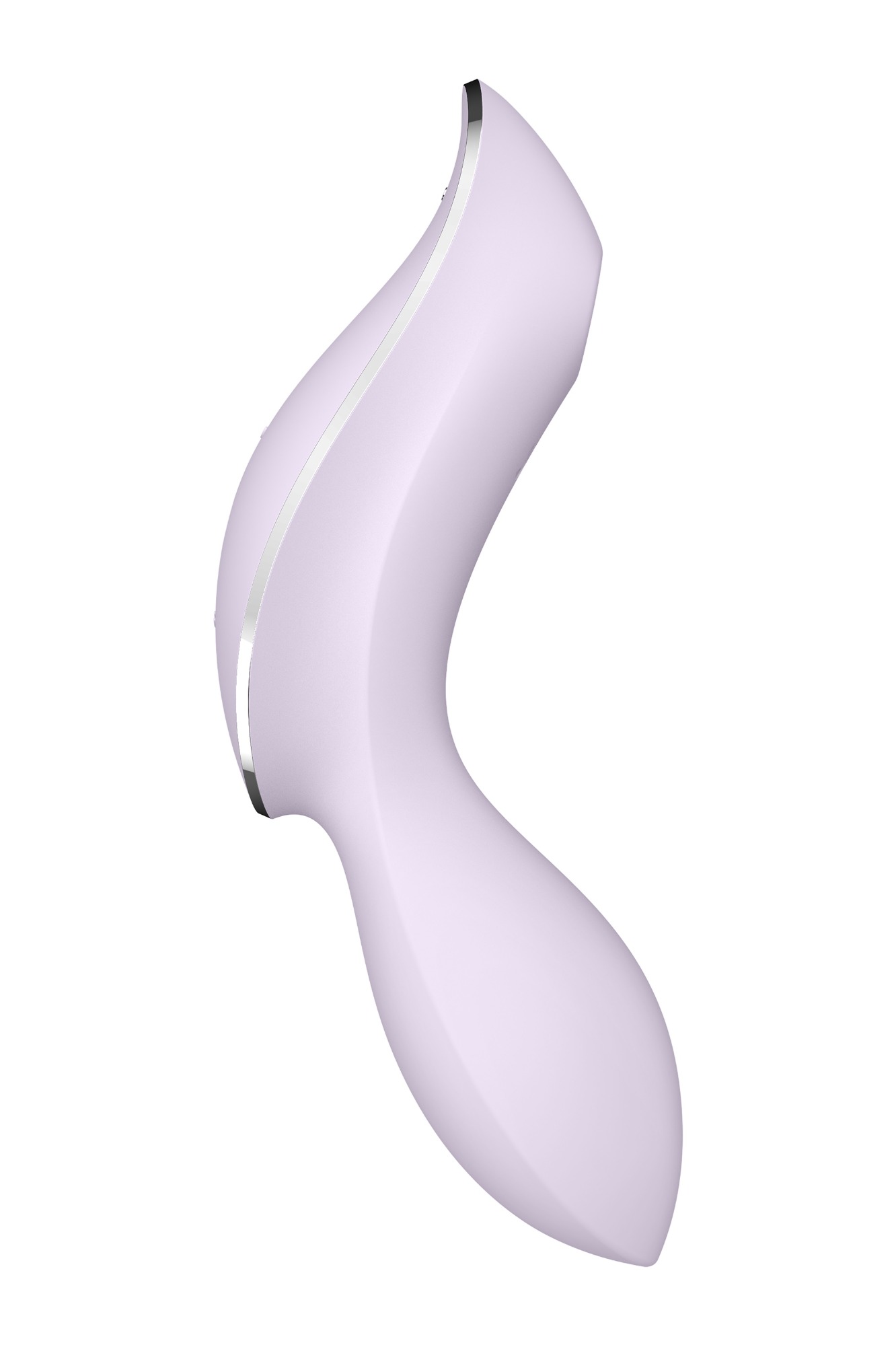 Stimulator 3 in 1 Curvy Trinity 2 Air Pulse&Vibration Silicon USB Lila, #6, Erotic24.ro