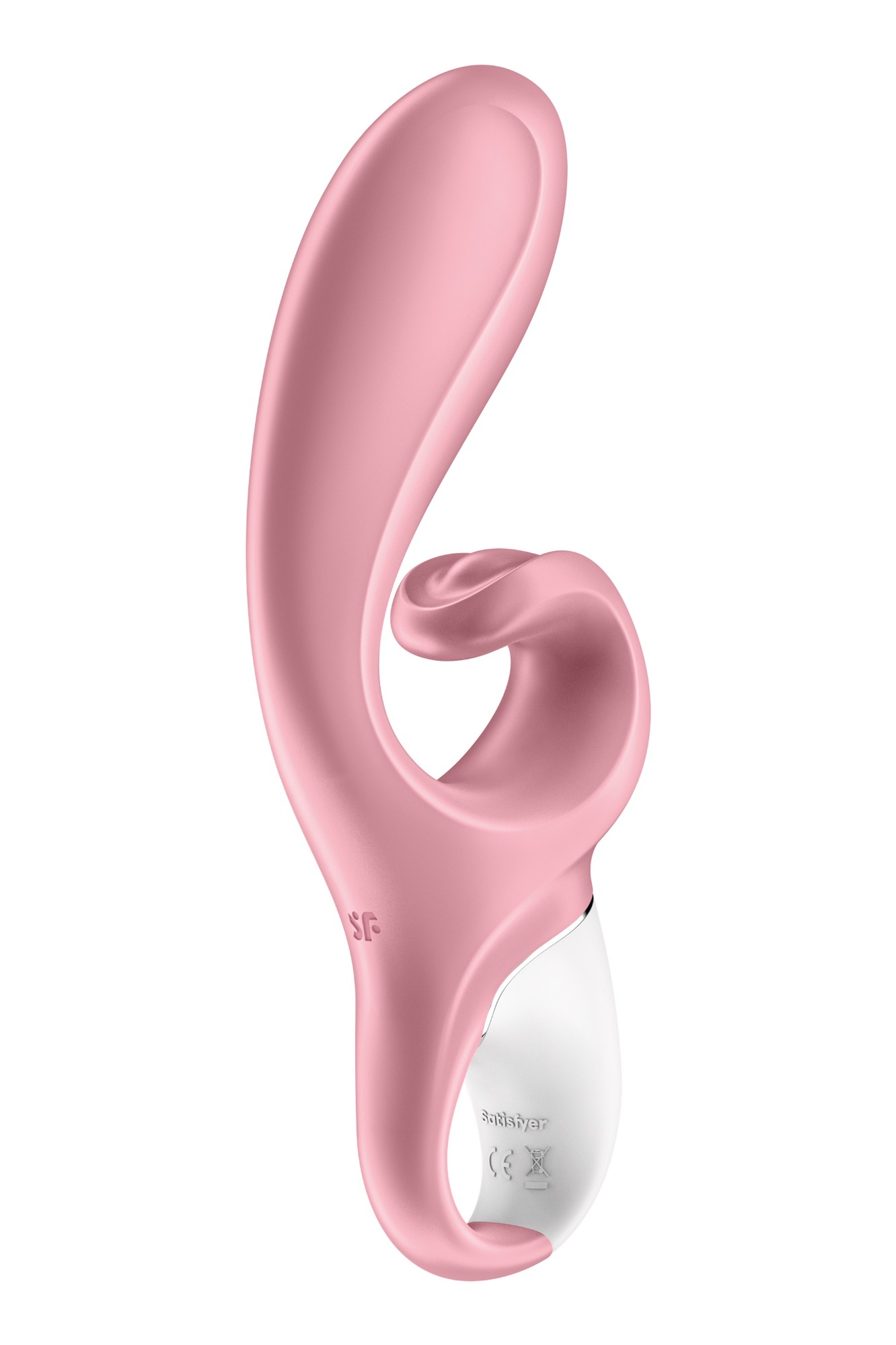 Vibrator Rabbit Hug Me Blueooth Control, Free App, Silicon, USB, Roz, 20 cm, #3, Erotic24.ro