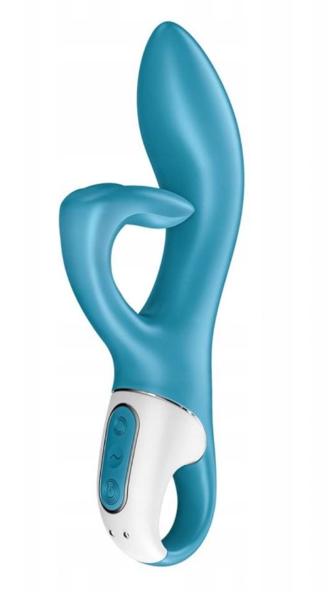 Vibrator Embrace Me 12 Moduri Vibratii USB Silicon Turcoaz 20.5 cm, #3, Erotic24.ro